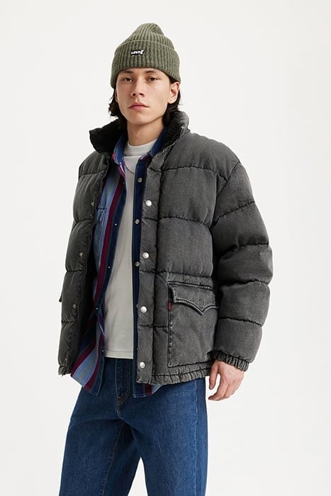 WESTERN WINTER PUFFER JACKET IN GREY 5