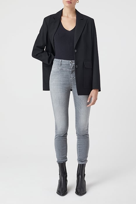 STYLE NAME SKINNY PUSHER JEANS MID GREY 6