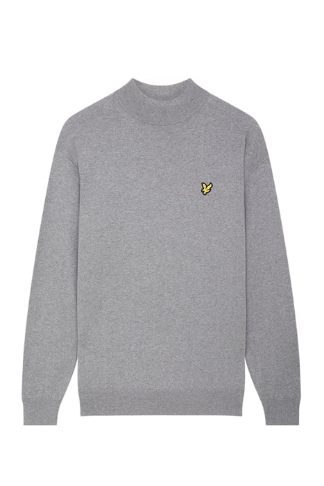 ROLL NECK JUMPER MID GREY MARL 4