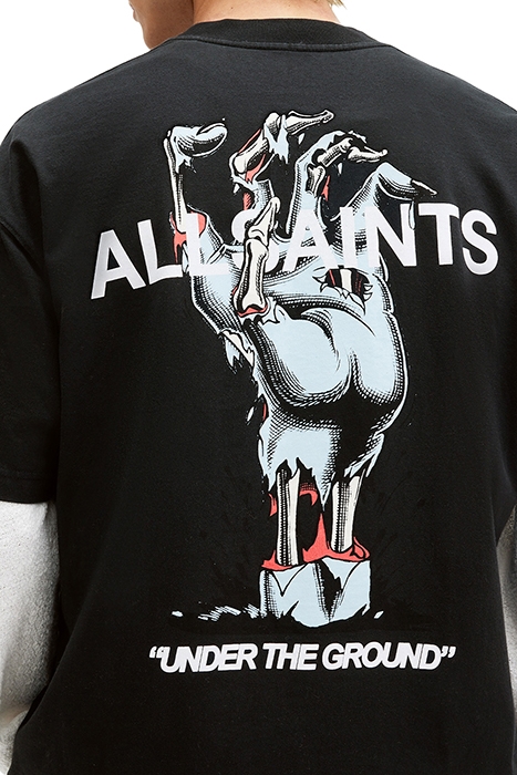 UNDERGANG SS CREW WASHED BLACK 6