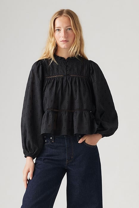 LUCIA BLOUSE BLACK 1