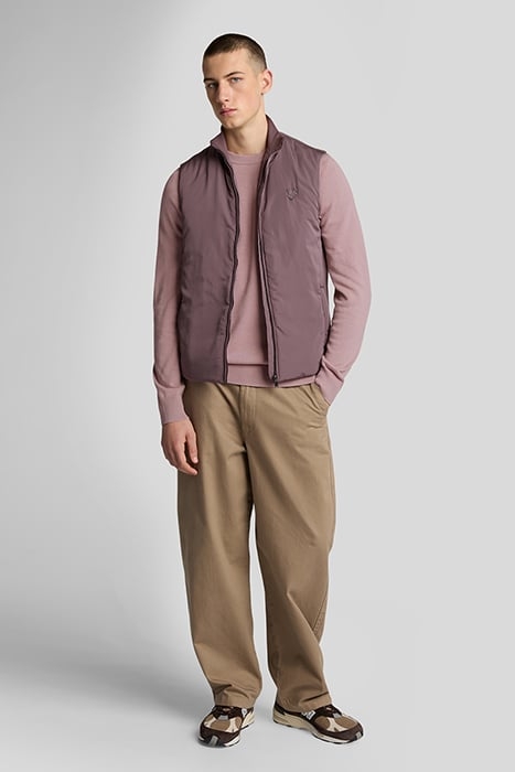 COTTON CREW NECK JUMPER FIELD THISTLE 4