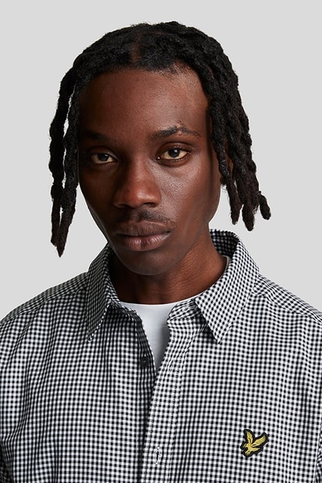 SHEPHERD CHECK SHIRT DARK NAVY/ WHITE 5