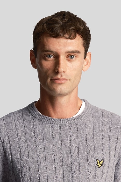 CABLE JUMPER MID GREY MARL 5