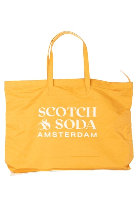 UNISEX FOLDABLE TOTE BAG YELLOW 1