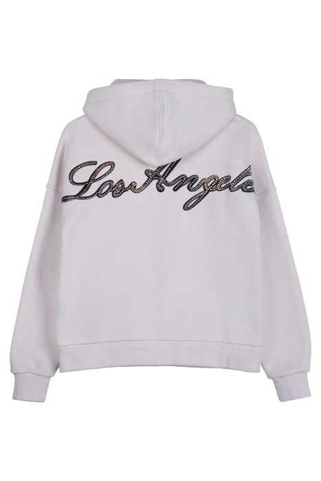 HOOD ZIP L.A. SWEATS MUTED STONE 2