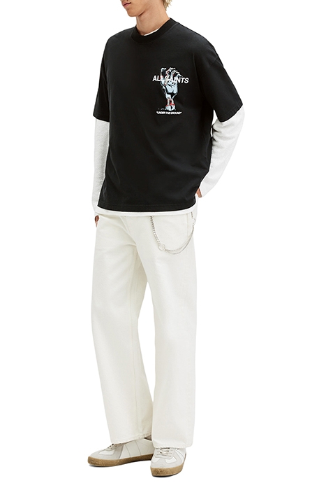 UNDERGANG SS CREW WASHED BLACK 4