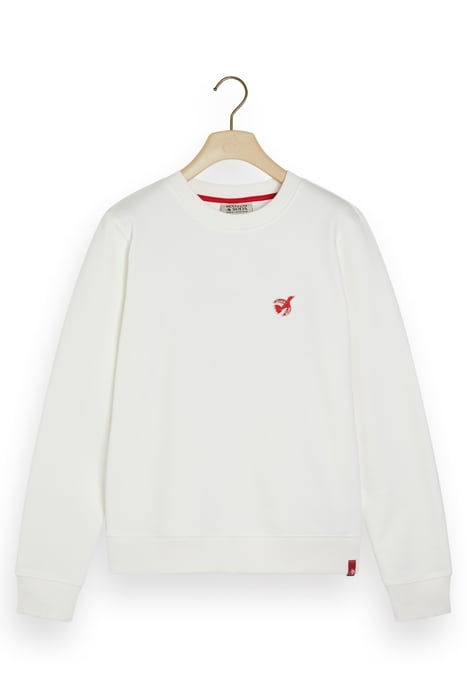 THE FREE SPIRIT PEACE BIRD REGULAR FIT SWEAT OFF WHITE 4