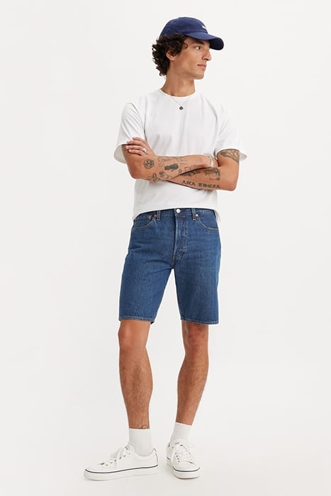 501 DENIM SHORT BLUE 6