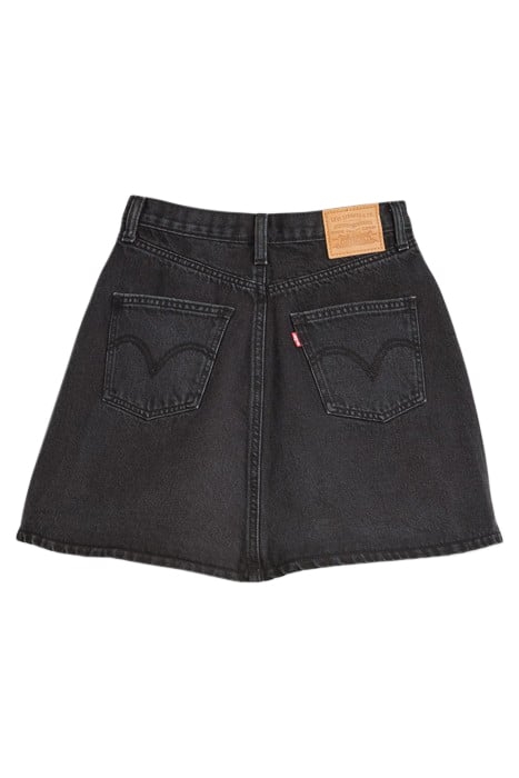 MINI DENIM SKIRT BLACK 5