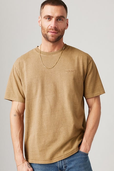 RED BASIC T-SHIRT BEIGE 1