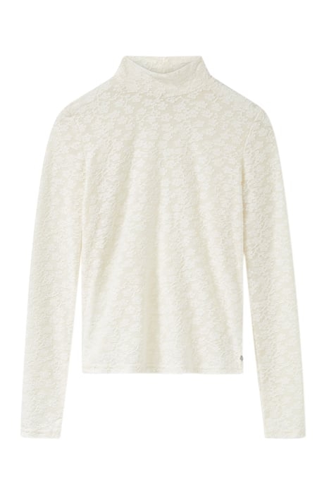 LONG SLEEVE KNIT TOP IVORY FLORAL 3