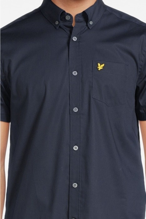 POPLIN SHORT SLEEVE SHIRT DARK NAVY 4