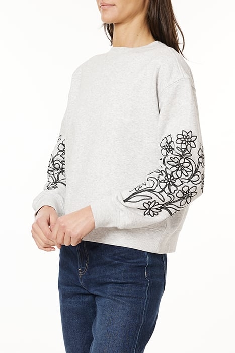 CREWNECK SWEATSHIRT LIGHT GREY HEATHER 3