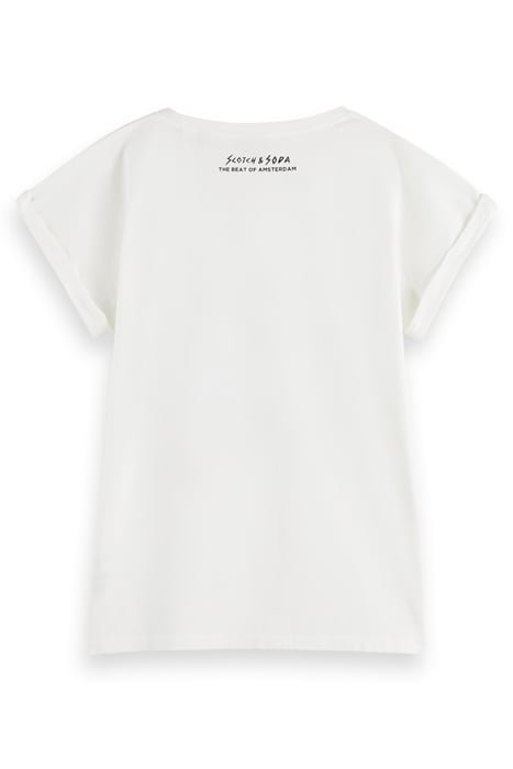 GRAPHIC PRINT T-SHIRT AGED WHITE 5