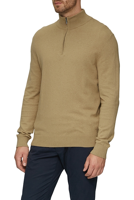 S.OLIVER PULLOVER BROWN-BEIGE 1