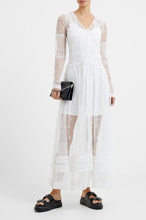 CHERISE LACE DRESS WHITE 1