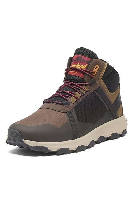 WINSOR TRAIL MID LACE UP WATERPROOF MEDIUM BROWN MESH 4