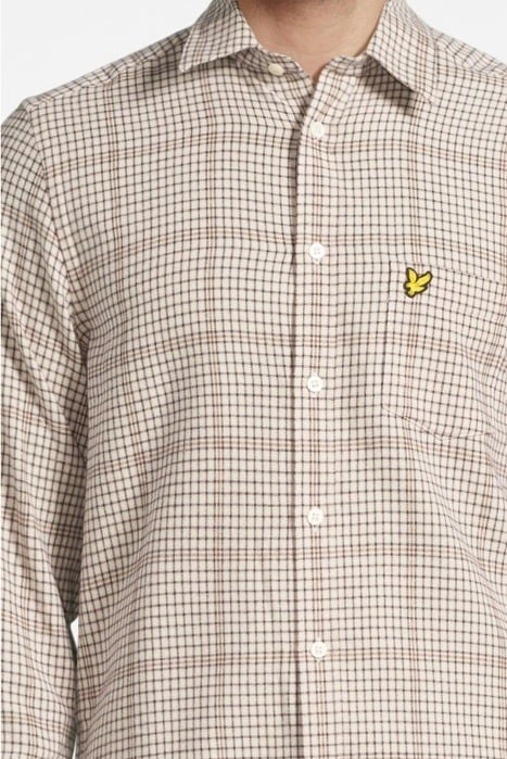 HOUNDSTOOTH CHECK FLANNEL SHIRT CANVAS 4