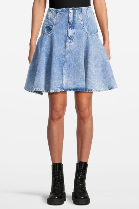 Levi's Dames High Rise A-line Decon Rok, Mid Morning, 24W Levi's Dames High Rise A-line Decon Rok, Mid Morning, 24W