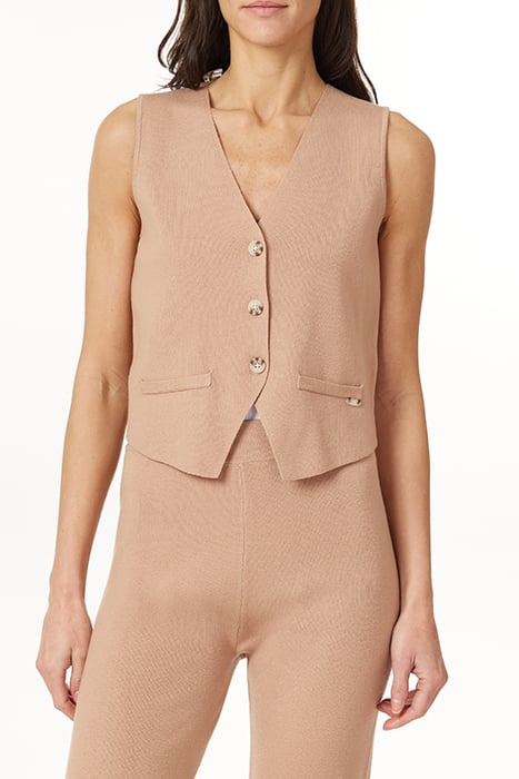 SWEATER VEST SPORT BEIGE 1