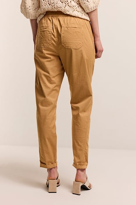 JOGGER PANTS LIGHT WEIGHT TWILL SOFT CAMEL 2