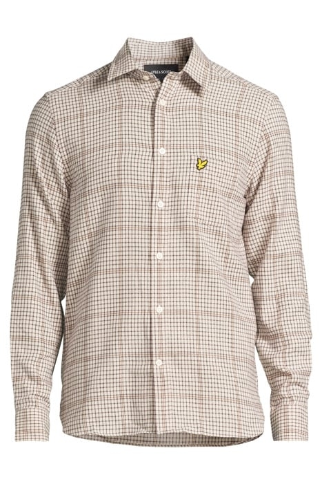 HOUNDSTOOTH CHECK FLANNEL SHIRT CANVAS 3