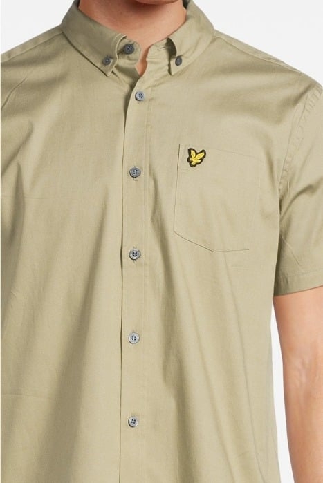 POPLIN SHORT SLEEVE SHIRT JOURNEY OLIVE 4