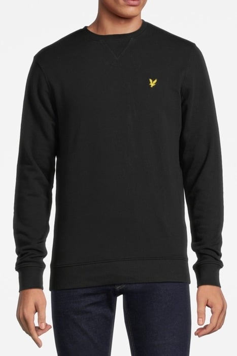 FOOTBALL WORLD GRAPHIC CREW NECK SWEATSHIRT JET BLACK 1