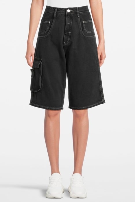 COTTON SHORTS BLACK 1