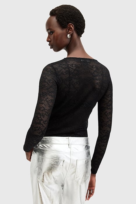 EDANA LACE LS TOP BLACK 2