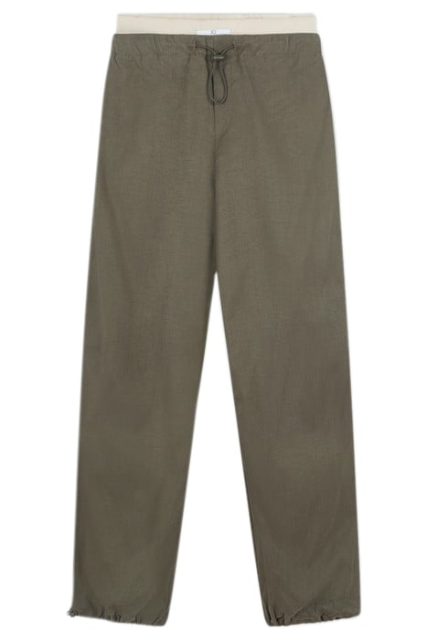 PARACHUTE PANTS DARK MOSS 2