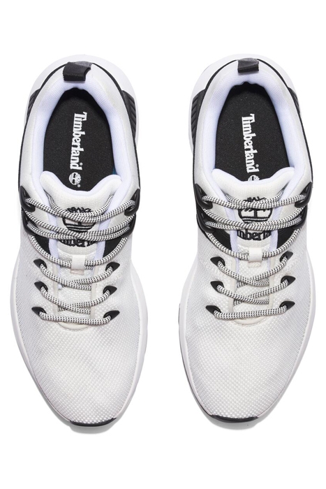 SPRINT TREKKER LOW LACE UP SNEAKER WHITE KNIT 3