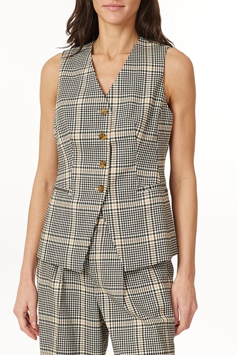 VEST MULTI PLAID 1