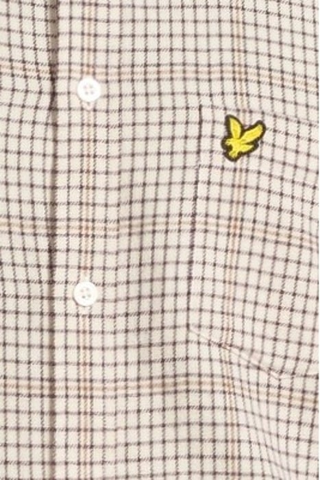 HOUNDSTOOTH CHECK FLANNEL SHIRT CANVAS 5