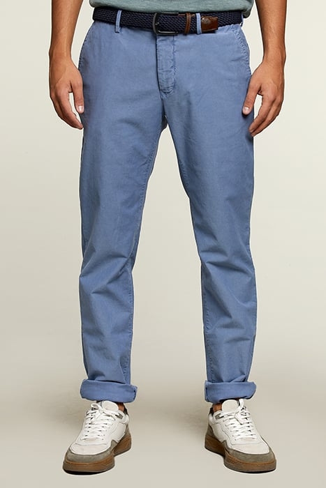 SLIM FIT COTTON CHINO DENIM BLUE 1