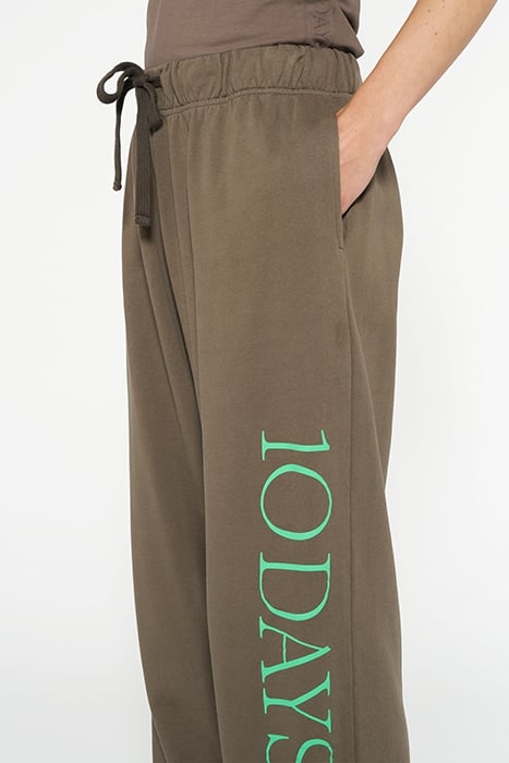 BAR JOGGER FLEECE DARK MOSS 5