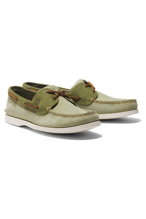 CLASSIC BOAT BOAT SHOE LIGHT GREEN NUBUCK 2