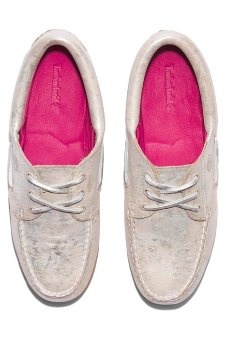 NOREEN BOAT SHOE NATURAL METALLIC 3