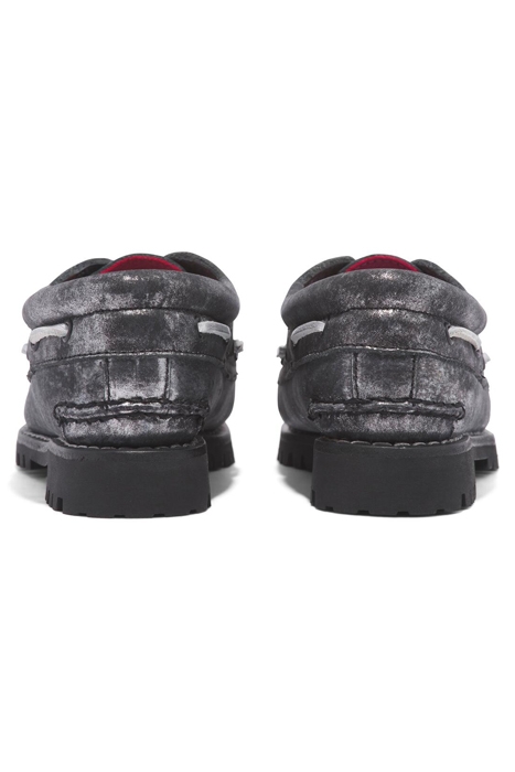 NOREEN BOAT SHOE BLACK METALLIC 4