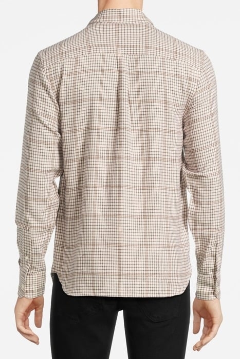 HOUNDSTOOTH CHECK FLANNEL SHIRT CANVAS 2
