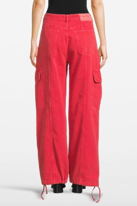 COTTON PANTS RED 2