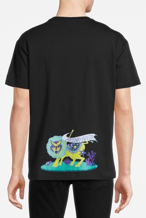 ARENA FUN PLANET T-SHIRT BLACK 2