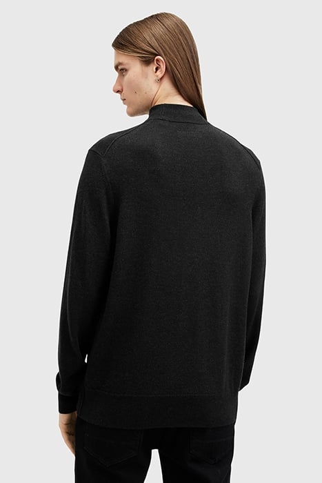 KILBURN MOCK NECK CINDER BLACK MARL 2