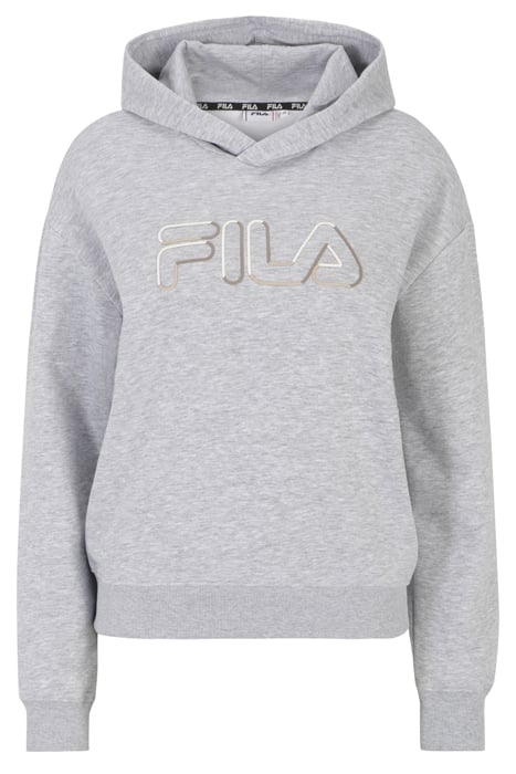 LORCA GRAPHIC HOODY LIGHT GREY MELANGE 3