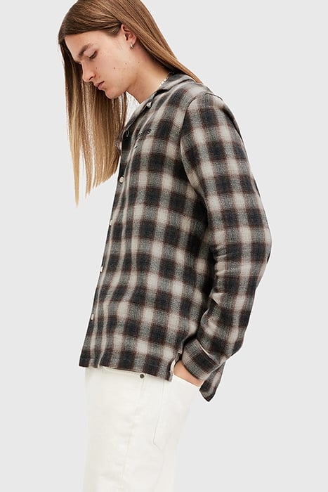 UNDRGRND LS CH SHIRT BISON RED 6