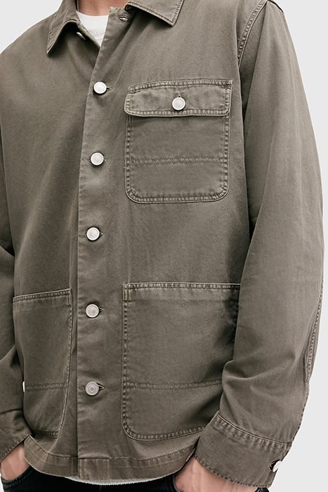 NEVIS CHORE JACKET BANCHA GREEN 6