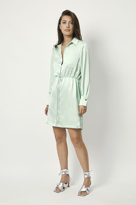 NICOLA SHIRT DRESS PISTACHIO 1