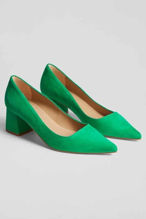 SLOANE POINTED PUMP EDEN GREEN 2