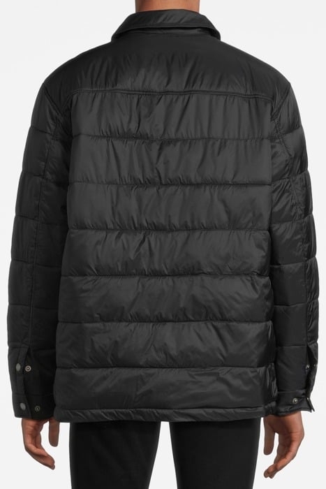 WADDED COLLARED JACKET JET BLACK 2